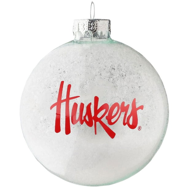 NCAA Nebraska Cornhuskers Silver Star Ornament